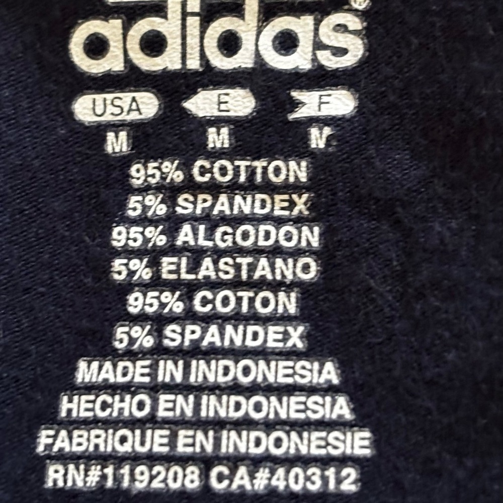 Adidas FIU Women's Navy Cotton Short Sleeve Tee - Picture 2 of 4